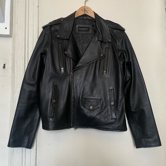 LeatherCult Handmade (L) Motorcycle Jacket - Picture 2 of 15
